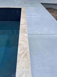 Rectangle inground swimming pool